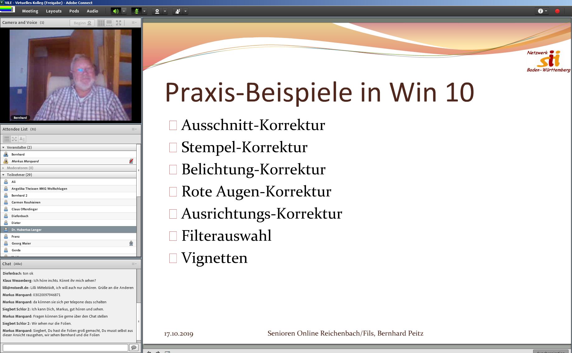 Webinar mit Bernhard Peitz